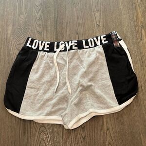 NWT Love Streak Womens Cotton Track Gym Shorts Size 3X